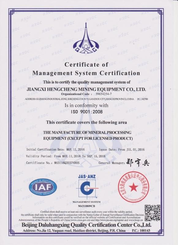 CE Certificate - Henan Ascend Machinery Equipment Co., Ltd.