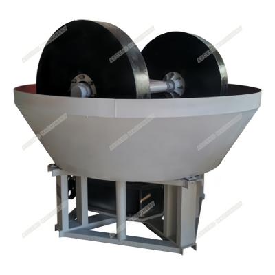 China Wet Pan Mill For Gold Small Scale Rock  Grinding Milling Mining Machine for sale