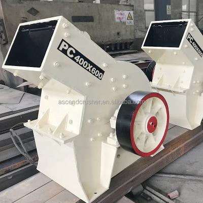 China Mobile PC 400x300 Model Hammer Mill Crusher For Steel Scrap Glass Bottle Crushing Machine for sale
