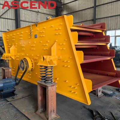 China 4YK1848 Sand Field Vibrating Screen Machine Diesel Power Sieving Plant for sale