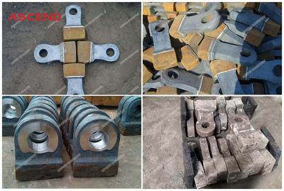 China OEM que molda as peças do triturador de martelo da liga de Cr26NiMo à venda