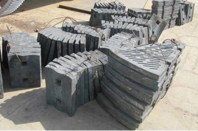 China PE250x400 400x60 triturador de pedra placa de mandíbula alto manganês Mn13Cr2 à venda