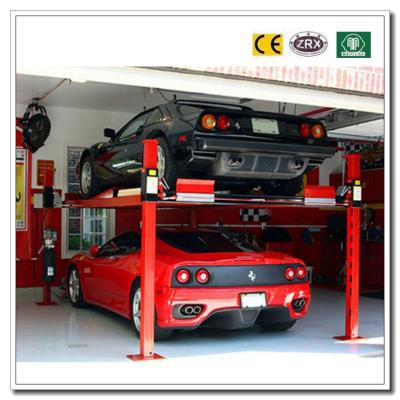 China On Sale! 3600kg Four Post Parking System for SUVS Storage 4 Posts Parking Lift for sale