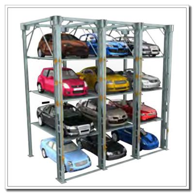 China On Sale! 3-5 Floors Car Parking System Hydraulic Multilevel Car Stacker Vertical Parking for sale