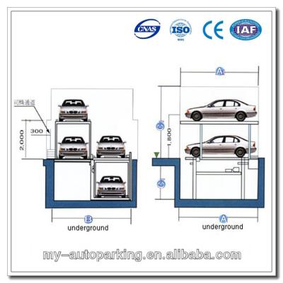 China -1+1, -2+1, -3+1 Pit Design Parking System Solutions for sale