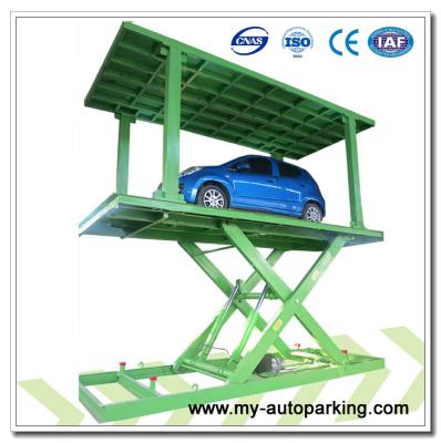China Made in China Double Deck Scissor Underground Automatic Car Lift for sale