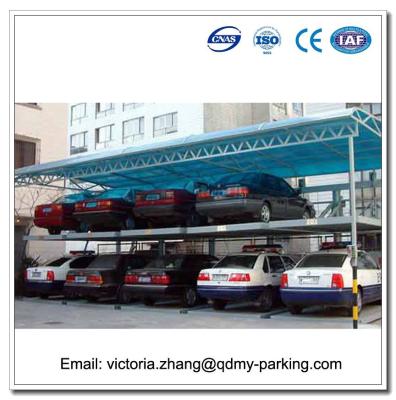 China Automated Car Parking System 2 Level Car Stacker Double Stack Parking System for sale