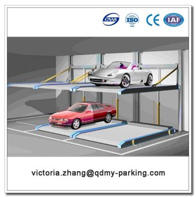 China Puzzle parking 2 Level Back Cantilever Carport Double Deck Parking Lifts for sale