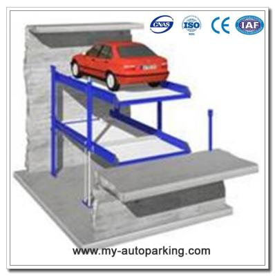 China Hot Sale! Undeground Hydraulic Double Deck Car Stack Parking System/Car Parking Platforms for 2, 4, 6 Cars for sale