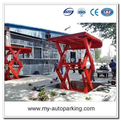 China Scissor Car Lift for Basement//Car Parking Machine Platform/Underground Car Lift/Residential Pit Garage Parking Car Lift for sale