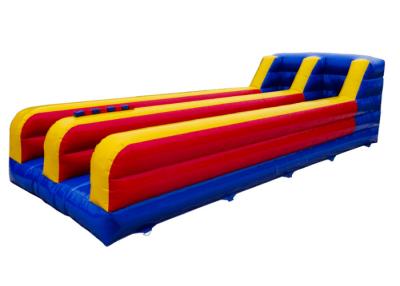 China Commercial 0.55mm PVC Bungee Run Inflatable Sports Games For Two Persons for sale