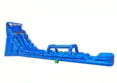 China Fire - Retarded Long Kids Inflatable Water Slide / Blow Up Water Slide For Adults for sale