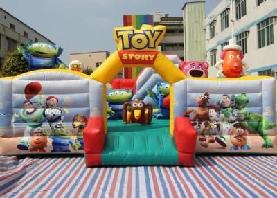 China 0.55mm PVC Tarpaulins Toy Story Inflatable Bouncer Combo / Toddler Bounce House for sale