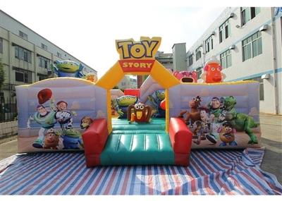 China Cartoon Character Toy Story Inflatable Fun City For Children In Amusement Park for sale
