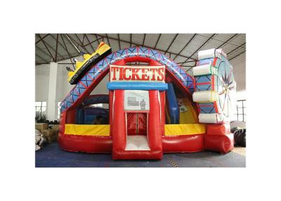 China PVC Tarpaulins Inflatable Amusement Park , Playground Tickets With Ferris Wheel for sale