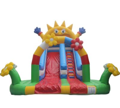 China Sun funny park customized PVC inflatable game water slide baby bouncer for kids à venda