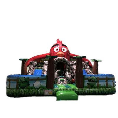 China China factory Funny angry bird inflatable kids bounce house bouncer bouncy castle combo for sale for sale