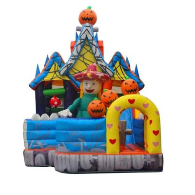 China 2020 Colorful PVC Tarpaulin inflatable bouncer Hallowmas baby bouncy house for sale for sale