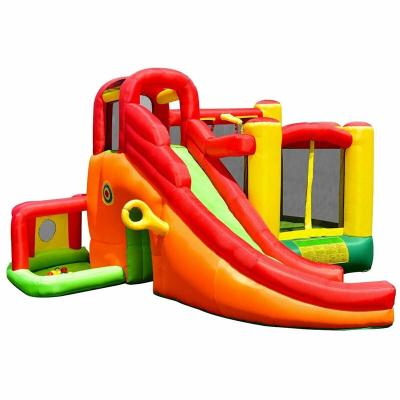 China China Factory PVC Tarpaulin Hot sell inflatable bouncy castle baby bouncer house with water slide for sale for sale