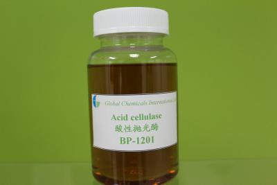 China Acid Cellulase Enzyme and Bio-polishing Liquid , Chemical Auxiliary Agent for sale