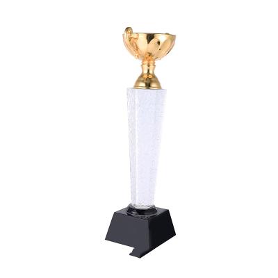 China 17 years of professional custom trophy  LOGO high quality Grammy soccer sports metal trophy for sale