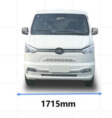 China HM01 carga elétrica Van 5.4m3 Todo Van Goods Transportation elétrico à venda
