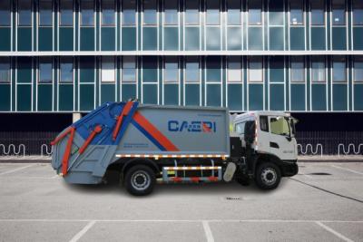 中国 耐久性のある重型特殊輸送車両 ゴミコンパクター トラック 輸送用 コンパクトゴミ 販売のため
