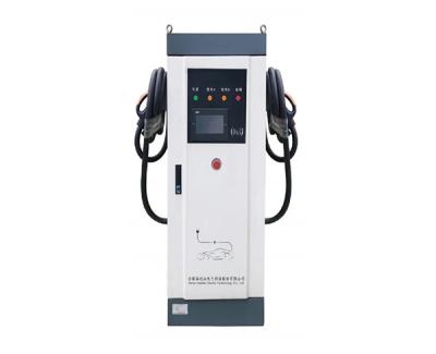China 2024 Wholesale Price  40KW EV Charger Pile  2 Charging Ports With Screen DC Commercial fast charging en venta