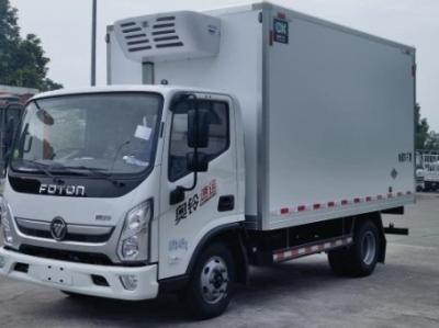 China High quality Diesel Oil Fuel Type 4X2 Refrigerated midified Truck with refrigerated box en venta