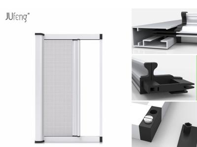China Fiberglass net aluminum alloy frame Sliding insect screen window & door for sale