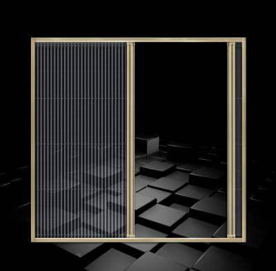 China Horizontal pleated fly screen solution for folding windows mosquito proof for sale