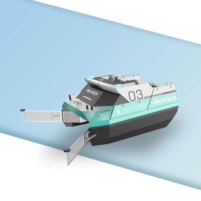 中国 無人水雑草の収穫機のボートの都市川は湖のクリーニングのためのロボットを処分する 販売のため