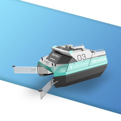 China ASV USV Boat Gas Powered Remote Control Boat For Lake Vegetation Removal for sale