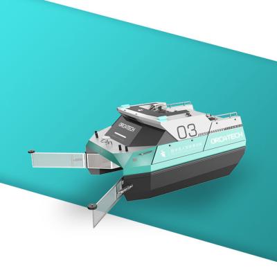 China Data Harvesting Bathymetric Driverless Boat Autonomous Conver Weed Cutting Boat for sale