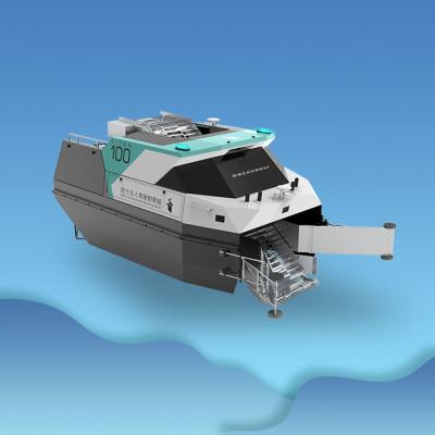 China Hydrographic Survey Driverless Boat For Small Lake Weed Harvesting IP55 for sale