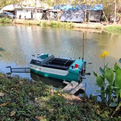 China Aluminum Alloy Water Trash Cleaning Boat unmanned Cruise Work Robot for sale