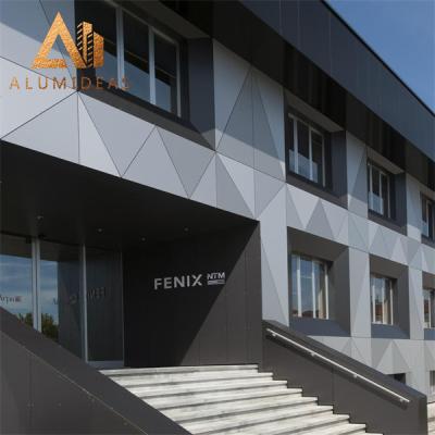 China Decorative external aluminium composite panels for sale