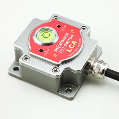 China Sensor 1000Hz de la inclinación de la alarma del ángulo de AXIS del interruptor 2 del inclinómetro del OEM de LCA332A antichoque en venta
