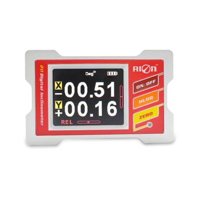 China LCD Rechargeable 2 Axis High Accuracy Digital Inclinometer Magnetic Adsorption for sale