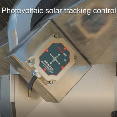 China Precise Solar Tracking Tilt Sensor Inclinometer Single Dual Axis RS232 for sale