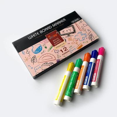 Chine Crayon de marqueur en carton noir rouge violet orange blanc Pour l'usage en classe, à la maison ou au bureau à vendre