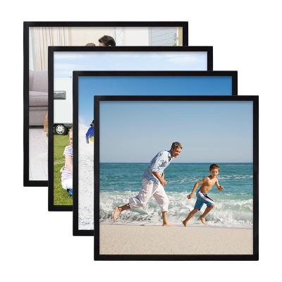 China Plastic Removable Picture Frames 4x6 5x7 8x10 Europe Style Decorative Wall Black Picture Frame for sale