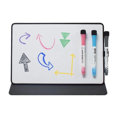 China Foldable Educational Learning Products A4 A5 Dry Erase Whiteboard With Leather Protective Sleeve for sale