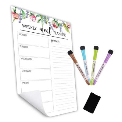 China A3 A4 Fridge Calendar Whiteboard Month Dry Erase Blank Planner for sale