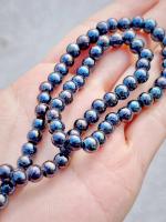 Quality titanium Damascus necklace, prayer bead. for sale