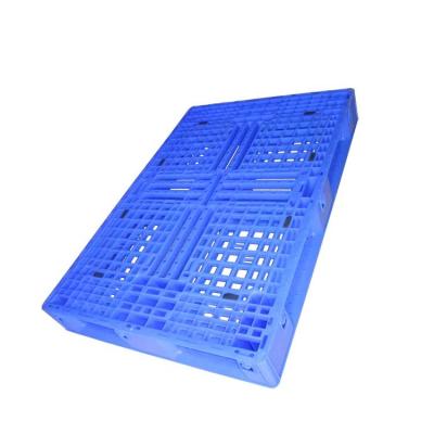 China HDPE Blue Euro Plastic Pallets 48x32 Warehouse Plastic Pallet for sale