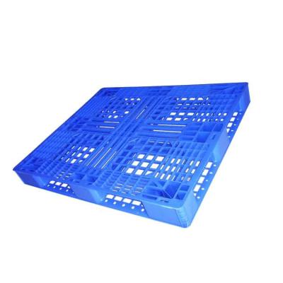 China Corrosion Resistant Grid Surface HDPE Plastic Pallets Blue 1200*1000mm for sale