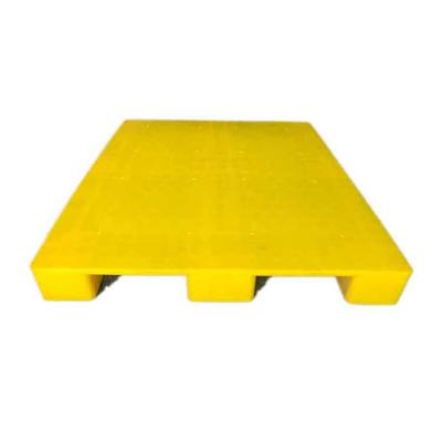 China Warehouse PP Rackable Yellow Plastic Pallets 1200 X 1000 for sale