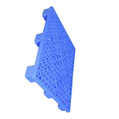 China Stackable Static Load 2T Blue Plastic Pallets For Warehouse 120*100cm for sale