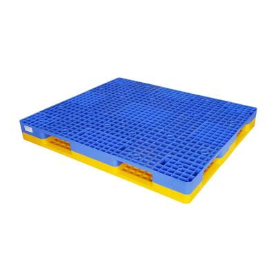 China Double Faced 1400*1200mm Rackable Plastic Pallet 1500Kg Racking Load for sale